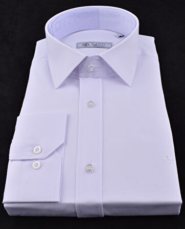 KML 10-PAMUK LYCRA SLİMFİT GÖMLEK/BEYAZ/M