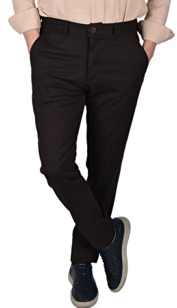 POLO LİKRALI  SPOR PANTOLON/KAHVERENGİ/30