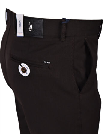 POLO LİKRALI  SPOR PANTOLON/KAHVERENGİ/30
