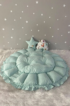 Nest Orman Açılır - Kapanır Oyun Minderi Jaju-babynest Anne Yanı Bebek Yatağı