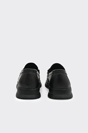 Hakiki Deri Kadın Tokalı Casual Ayakkabı