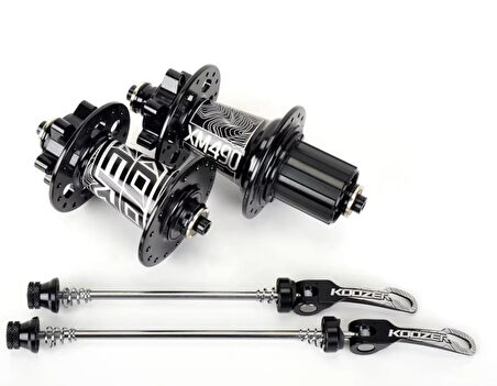 Koozer XM490 Ön Arka Göbek Seti 32 Delik Siyah