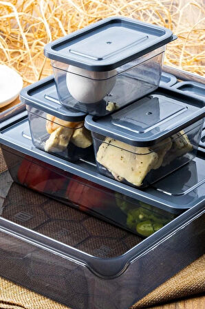  8 Parça Piknik Seti Saklama Kabı Piknik Seti