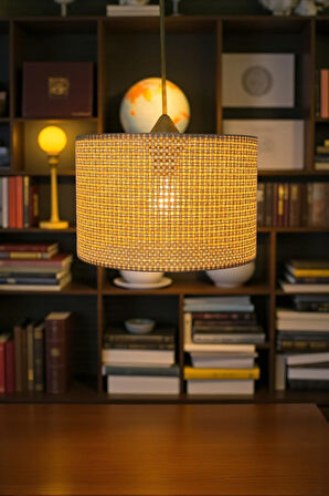 Rattan Tekli Sarkıt Avize Mutfak Banyo Antre Oturma Odası