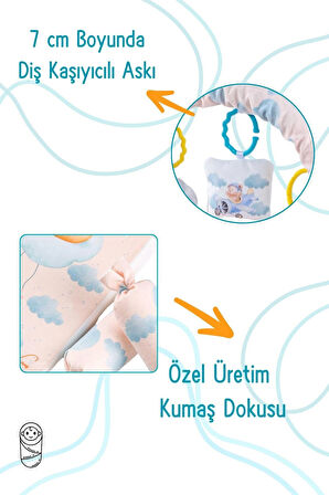 Bebek Reflü Yatağı, Fermuarlı, Yıkanabilir Kılıf, Özel Üretim