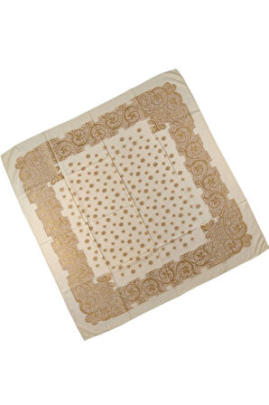 Mısırlı Eşarpları Etnik Desenli Nakışlı Şifon Eşarp