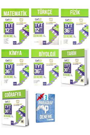 TYT ÇAP Matematik Türkçe Fizik Kimya Biyoloji  Sosyal Tarih Coğrafya Deneme