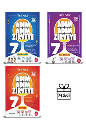 7.Sınıf Adım Adım Matematik Fen Bilimleri Ve Türkçe Konu Anlatımlı