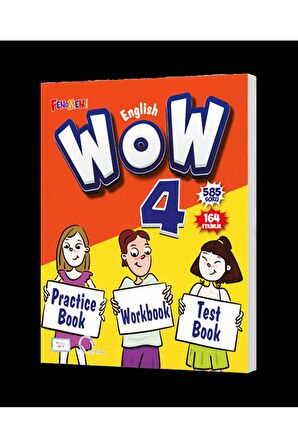 4. Sınıf  Fenomen WOW 4 PRACTICE BOOK + WORKBOOK + TEST BOOK