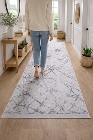 Merinos Vista 76590-095 Özel Kesme Halı Gri