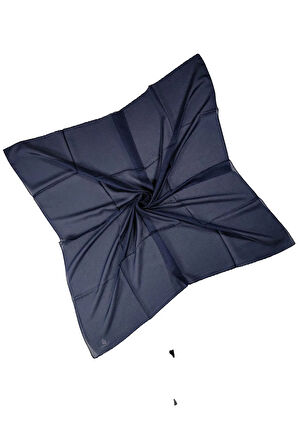 Mısırlı Eşarpları Düz Renk Kristal Şifon Eşarp 100x100 Cm