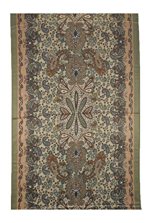 Enba Etnik Desenli Soft Pamuklu Şal 75x190 cm