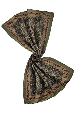 Enba Etnik Desenli Soft Pamuklu Şal 75x190 cm