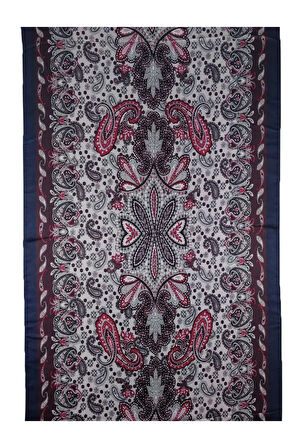 Enba Etnik Desenli Soft Pamuklu Şal 75x190 cm