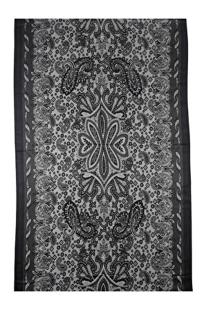 Enba Etnik Desenli Soft Pamuklu Şal 75x190 cm