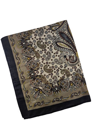Enba Etnik Desenli Soft Pamuklu Şal 75x190 cm