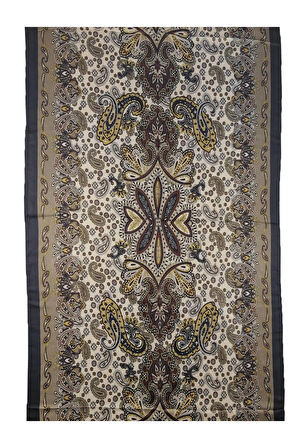 Enba Etnik Desenli Soft Pamuklu Şal 75x190 cm