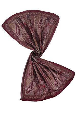 Enba Etnik Desenli Soft Pamuklu Şal 75x190 cm