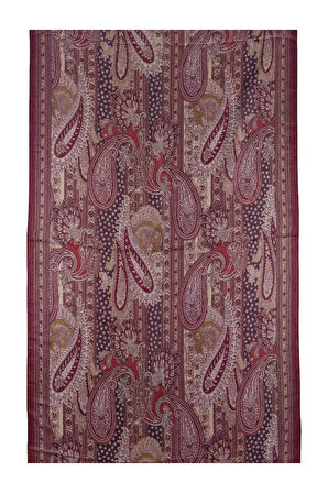 Enba Etnik Desenli Soft Pamuklu Şal 75x190 cm
