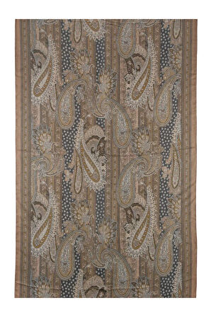 Enba Etnik Desenli Soft Pamuklu Şal 75x190 cm