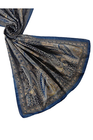 Enba Etnik Desenli Soft Pamuklu Şal 75x190 cm