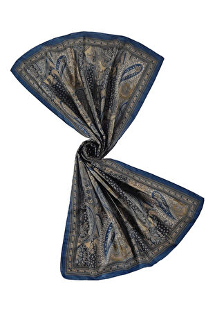 Enba Etnik Desenli Soft Pamuklu Şal 75x190 cm