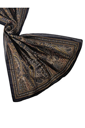 Enba Etnik Desenli Soft Pamuklu Şal 75x190 cm