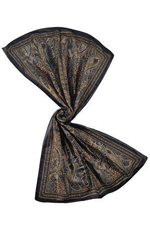 Enba Etnik Desenli Soft Pamuklu Şal 75x190 cm