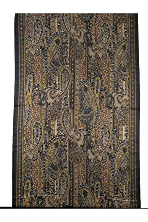 Enba Etnik Desenli Soft Pamuklu Şal 75x190 cm