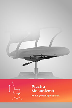 Ergolife Sit Air Ofis Koltuğu | Tekerlekli, Yükseklik Ayarlı, Fileli, Siyah, Bilgisayar Sandalyesi -572.60.1.152