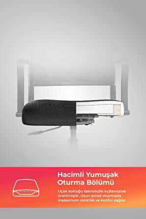 Ergolife Sit Air Ofis Koltuğu | Tekerlekli, Yükseklik Ayarlı, Fileli, Siyah, Bilgisayar Sandalyesi -572.60.1.152