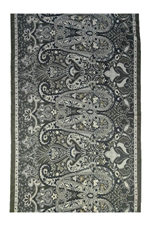 Etnik Desenli Soft Pamuklu Şal 75x190 cm