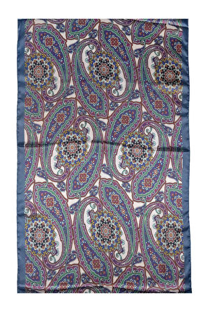 Sina İpek Etnik Desenli Jan Jan Şal 75x190 cm