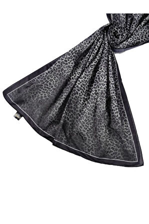 Enba Soft Pamuklu Leopar Desenli Şal 75x190 cm