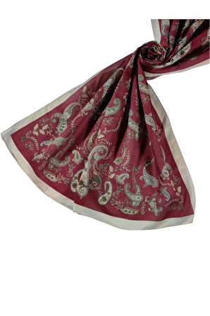 Enba Etnik Desenli Soft Pamuklu Şal 75x190 cm
