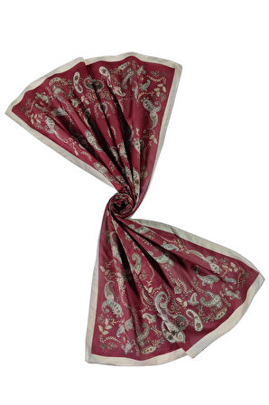 Enba Etnik Desenli Soft Pamuklu Şal 75x190 cm