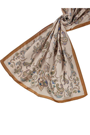 Enba Etnik Desenli Soft Pamuklu Şal 75x190 cm
