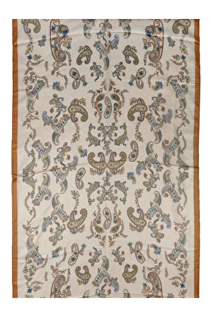 Enba Etnik Desenli Soft Pamuklu Şal 75x190 cm