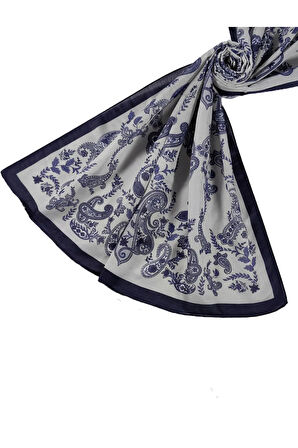Enba Etnik Desenli Soft Pamuklu Şal 75x190 cm