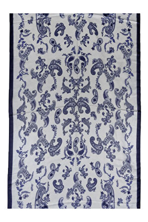 Enba Etnik Desenli Soft Pamuklu Şal 75x190 cm