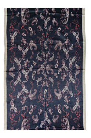 Enba Etnik Desenli Soft Pamuklu Şal 75x190 cm