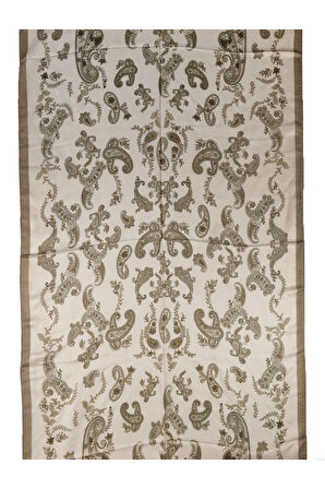 Enba Etnik Desenli Soft Pamuklu Şal 75x190 cm