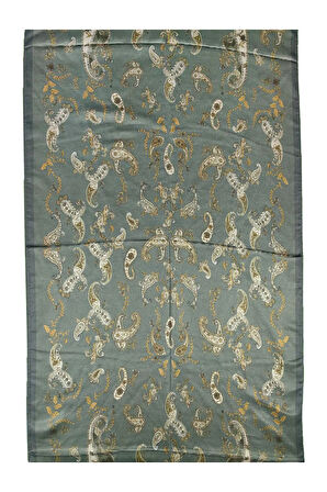 Enba Etnik Desenli Soft Pamuklu Şal 75x190 cm