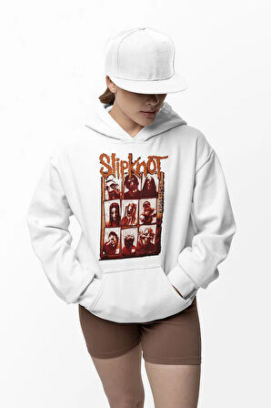 Slipknot Baskılı Unisex Oversize Müzik Grubu Hoodie
