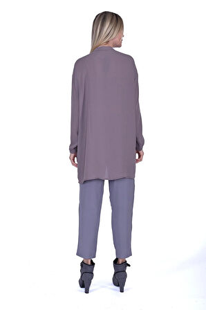 İNVEE HAKİM YAKA CAZ TUNİK 6941VİZON