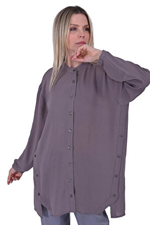 İNVEE HAKİM YAKA CAZ TUNİK 6941VİZON