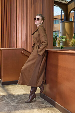 Misswhence Süet pardesü 38502 taba