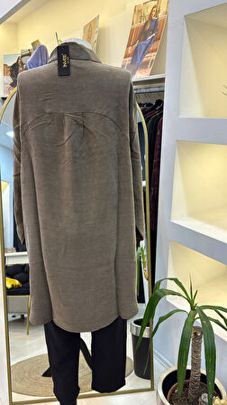 invee Terra Kadın Gömlek 7178 VİZON