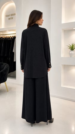 Nuss PANTOLONLU Takım siyah 1042