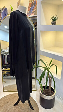 Nuss 1033 Cupra İpek Takım - SİYAH